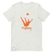 Load image into Gallery viewer, Short-Sleeve Unisex T-Shirt - Orange Trick Shot Logo
