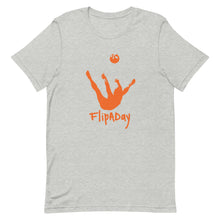 Load image into Gallery viewer, Short-Sleeve Unisex T-Shirt - Orange Trick Shot Logo
