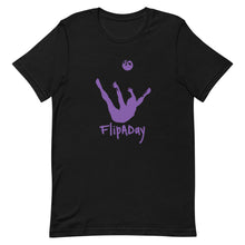 Load image into Gallery viewer, Short-Sleeve Unisex T-Shirt - Purple Trick Shot Logo
