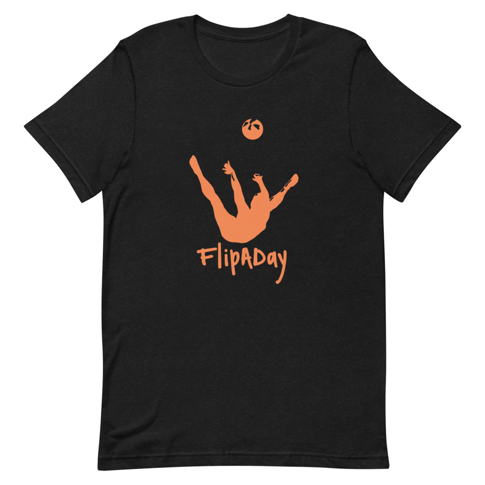 Short-Sleeve Unisex T-Shirt - Orange Trick Shot Logo