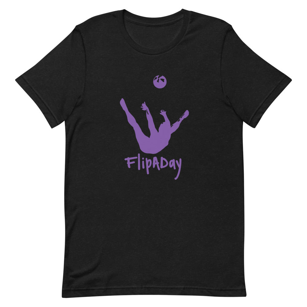 Short-Sleeve Unisex T-Shirt - Purple Trick Shot Logo