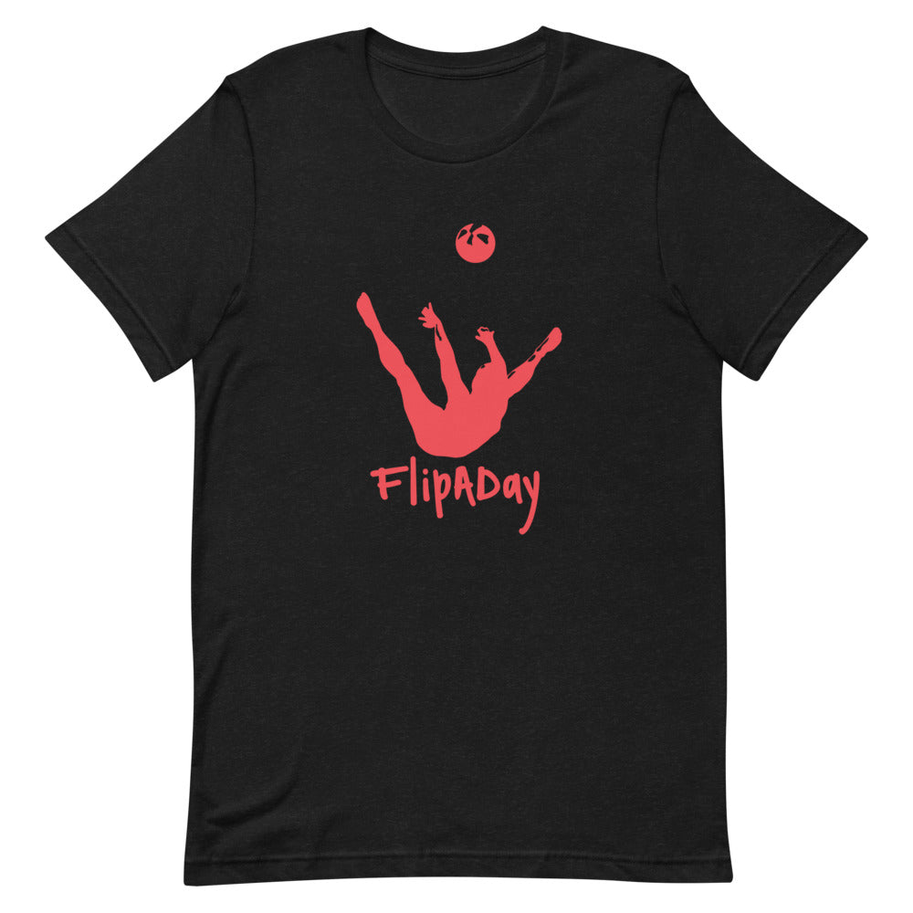 Short-Sleeve Unisex T-Shirt - Red Trick Shot Logo