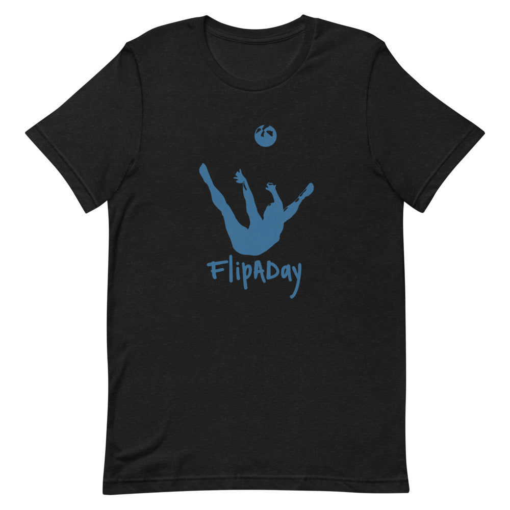 Short-Sleeve Unisex T-Shirt - Blue Trick Shot Logo