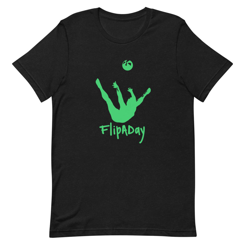 Short-Sleeve Unisex T-Shirt - Green Trick Shot Logo