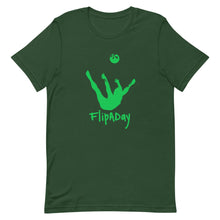 Load image into Gallery viewer, Short-Sleeve Unisex T-Shirt - Green Trick Shot Logo
