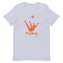 Load image into Gallery viewer, Short-Sleeve Unisex T-Shirt - Orange Trick Shot Logo
