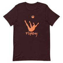 Load image into Gallery viewer, Short-Sleeve Unisex T-Shirt - Orange Trick Shot Logo
