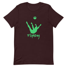 Load image into Gallery viewer, Short-Sleeve Unisex T-Shirt - Green Trick Shot Logo
