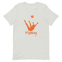 Load image into Gallery viewer, Short-Sleeve Unisex T-Shirt - Orange Trick Shot Logo
