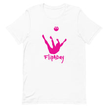 Load image into Gallery viewer, Short-Sleeve Unisex T-Shirt - Pink Trick Shot Logo
