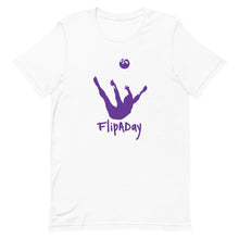 Load image into Gallery viewer, Short-Sleeve Unisex T-Shirt - Purple Trick Shot Logo
