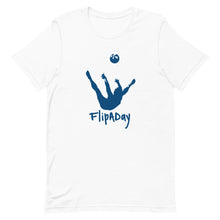 Load image into Gallery viewer, Short-Sleeve Unisex T-Shirt - Blue Trick Shot Logo
