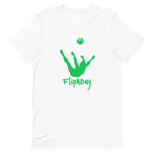 Load image into Gallery viewer, Short-Sleeve Unisex T-Shirt - Green Trick Shot Logo
