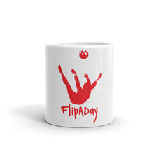 Load image into Gallery viewer, White glossy mug - Red Trick Shot Logo
