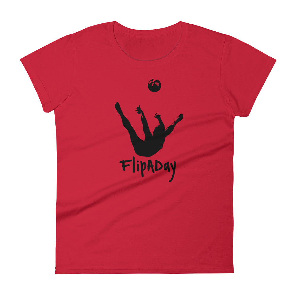 Women's Short Sleeve T-Shirt - Black Trick Shot Logo