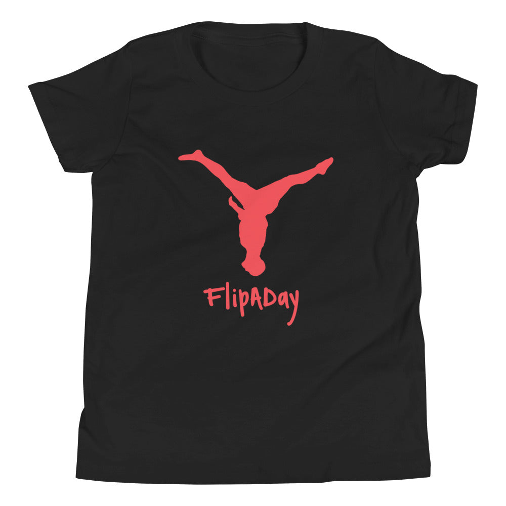 Youth Short Sleeve T-Shirt - Red Split Leg Logo